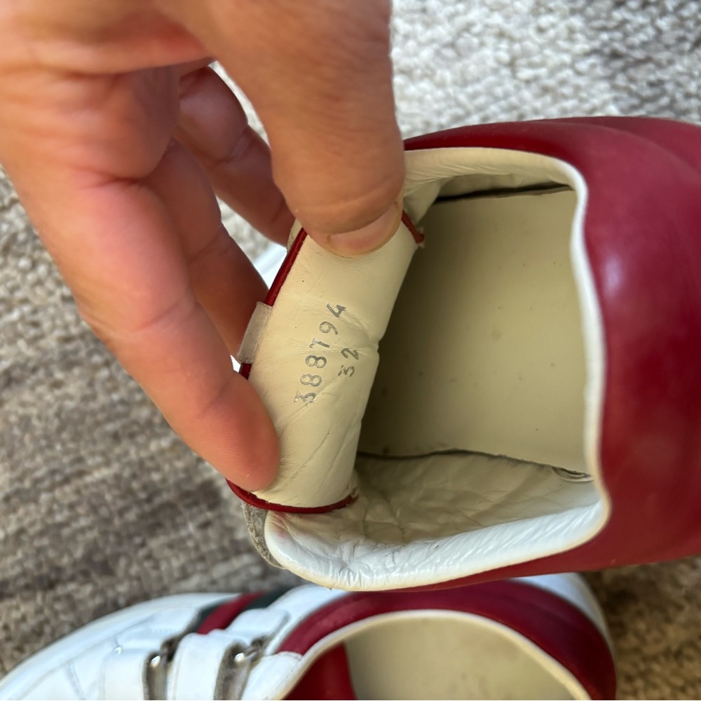 Gucci Kids Velcro Sneakers - Picture 7 of 9